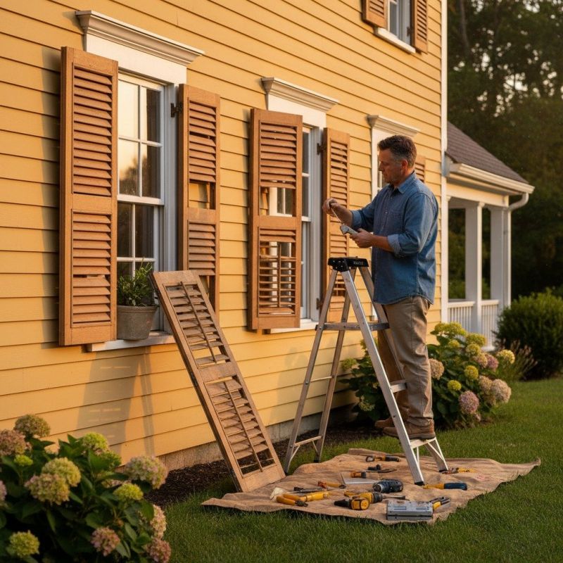 Exterior Shutter Repair